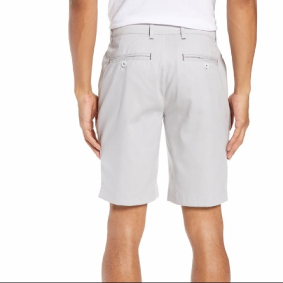 TED BAKER Beshor Slim Light Grey Shorts 32R - Picture 2 of 10